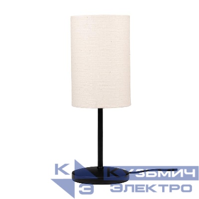Светильник настольный JH3-01-iv E14 IP20 110х110х310мм метал.; ткань; PVC-пластик беж. JazzWay 5062351
