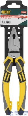 Плоскогубцы комбинированные "Смарт" трехцветные прорезиненные ручки никелевое покрытие 200мм FIT 50665