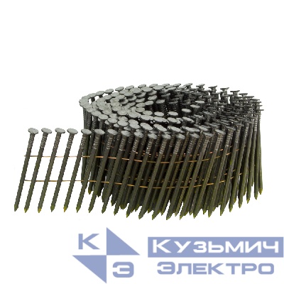 Барабанные гвозди по дереву тип CNW 25/60 BKSm (гладк., 7200шт/уп)