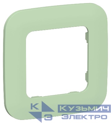 Рамка 1-м СП FLITE РУ-1-А-ФлФ фисташк. IEK FI-M12-31-20-K93