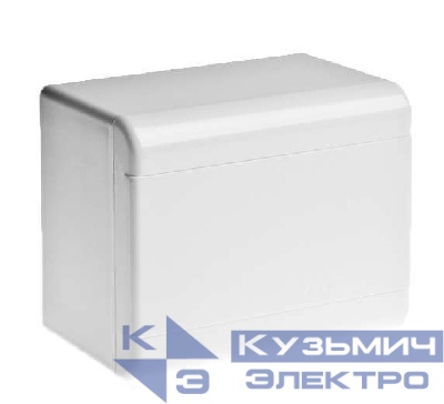 Щиток ОП Тусо 6мод. с непрозрач. двер. 160х132х93мм бел. Рувинил 68026Б