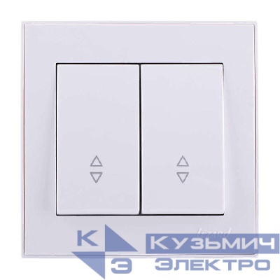 Переключатель проходной 2-кл. СП Rain 10А IP20 бел. LEZARD 703-0202-106