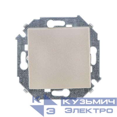 Переключатель перекрестный 1-кл. СП Simon 15 16А IP20 250В с 3-х мест винтов. зажим механизм шампань Simon 1591251-034