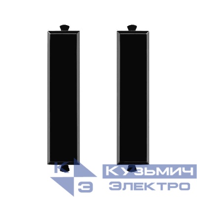 Комплект модульных заглушек "Avanti" "Черный квадрат" 0.5 модуля (уп.2шт) DKC 4402995