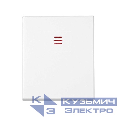 Клавиша с индикатором для 75201; 75253; 75150-69 Simon82 Centralizations бел. 82011-50