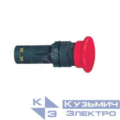 Кнопка грибовидная OptiSignal Compact D22 С7-PM-311 зел. 1НО+1НЗ КЭАЗ 362125