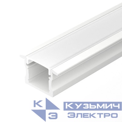 Профиль LINE-2315-F-2000 WHITE L2000 алюм. Arlight 044265(1)