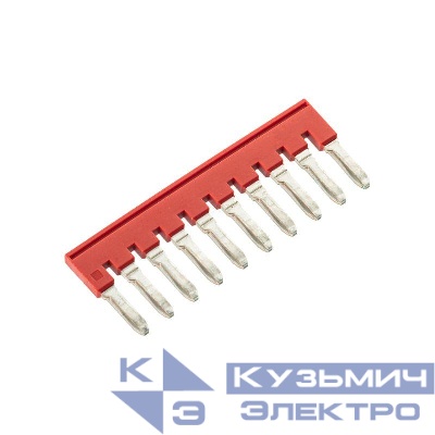 Перемычка вставная для клемм на 4кв.мм 10-и полюсная DKC SBF-10-6