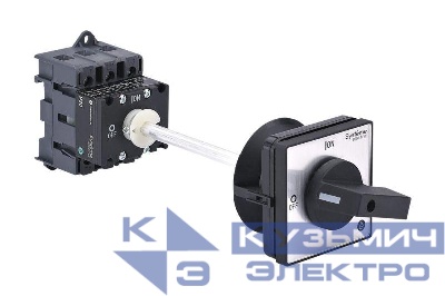 Выключатель-разъединитель 3п 63А IP20 с черн. выносн. рукоят. на дин-рейке/плате SE MSD63340B