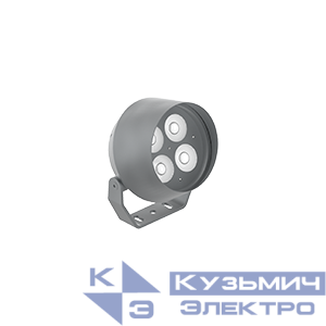 Светильник светодиодный архитектурный Frieze XS 15Вт 4000К линзованный 60град. RAL7045 сер. VARTON V1-G1-71440-04L07-6601540