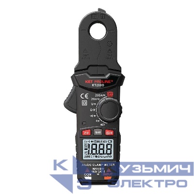 Клещи токовые цифровые КТ 200D PROLINE КВТ 101563