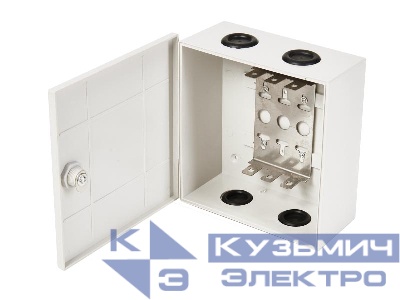 Коробка распределительная на 3 плинта пластиковая (18*7,5*17см), замок