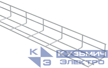 Лоток проволочный 100х50 L3000 сталь 3.8мм оцинк. DKC FC5010L