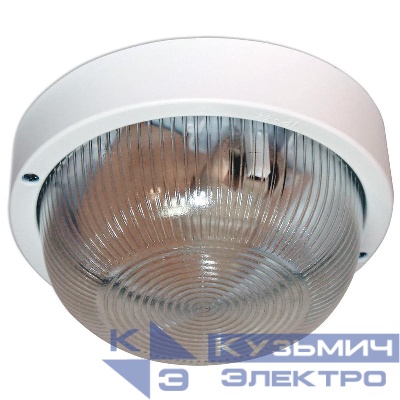 Светильник НБО 23-60-003 "Фарпласт" круг 1х60Вт E27 IP44 корпус бел. Элетех 1005500662