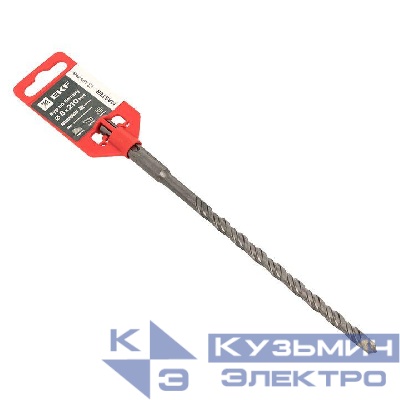 Бур по бетону SDS-plus 8х210мм 2 резца 4S спираль Master EKF db-8-210-2x4