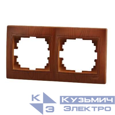 Рамка 2-м Mira горизонт. сосна LEZARD 701-0801-147