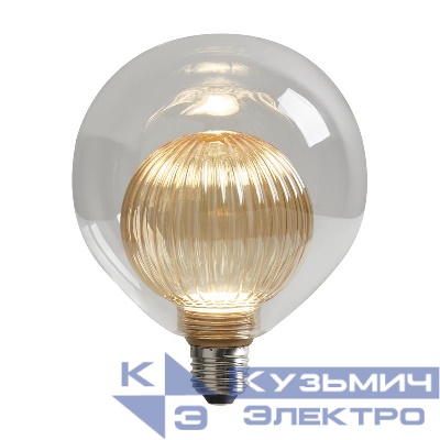 Лампа светодиодная филаментная Loft 271 G125G8027 4Вт 3000К E27 Voltega 8572