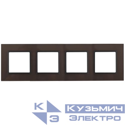 Рамка 4-м 14-5104-13 стекло Elegance бронза+антрацит ЭРА Б0034529