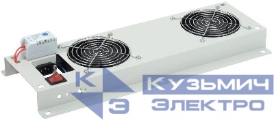 Панель вентиляторная с выключателем и термостатом 2 мод. сер. ITK FM35-22M