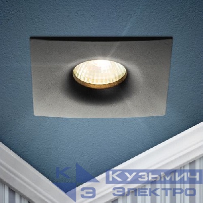 Светильник алюминиевый KL104 BK MR16 GU5.3 встраив. черн. Эра Б0059794