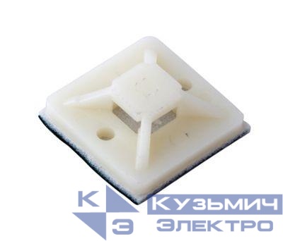 Площадка самоклеящаяся 25х25мм бел. (уп.100шт) Rexant 07-2025