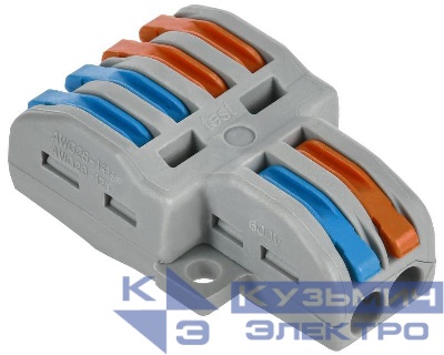 Клемма строительно-монтажная СМК 222-4124 IEK UKZ20-4124-050