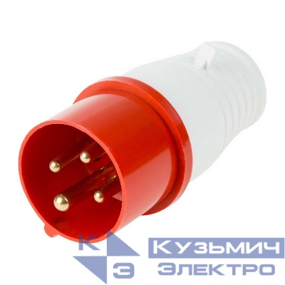Вилка 014 переносная 3Р+РЕ 16А 380В IP44 Rexant 11-8901