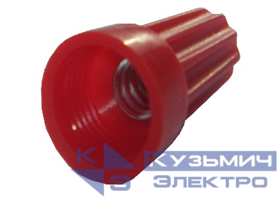Соединительный изолирующий зажим P75, D-8мм, красный, 50шт., NETKO Optima