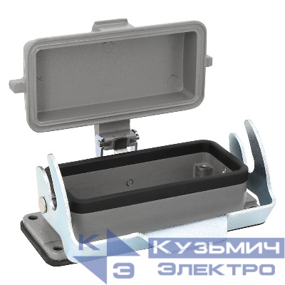 Корпус приборный проходной OptiLink HDC-H16B-BK-1L-MCV с крышкой КЭАЗ 353716