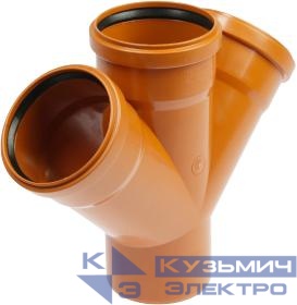 Крестовина 110/110/110х45град. рыжая (14) VALFEX 33110110