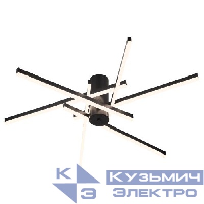 Светильник светодиодный Violet 6180-201 LED 90Вт 3000-6000К потолочн. черн. с пультом Rivoli Б0068479