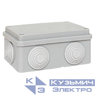 Коробка распаячная КМР-050-048 пылевлагозащ. 120х80х50 6 мембранных вводов уплот. шнур PROxima EKF plc-kmr-050-048