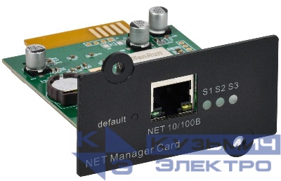 Карта-SNMP для ИБП EOR и EOT 1-10кВа ELECTRA ITK EOR-SNMP