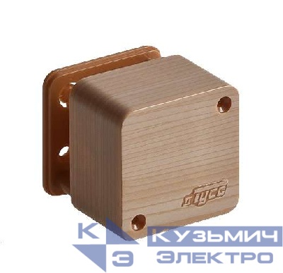 Коробка распределительная ОП 55х55х32мм IP40 сосна (светл. основа) Ruvinil 65002-27М