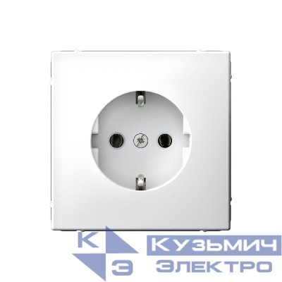 Розетка ArtGallery 16А с заземл. быстрозажим. клем. механизм бел. SE GAL000143S