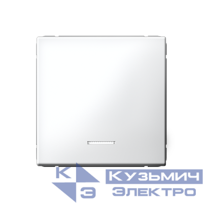 Выключатель кнопочный 1-кл. ArtGallery 10А с подсветкой механизм лотос SE GAL001316