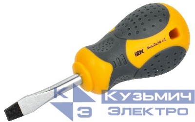 Отвертка шлицевая SL6.0х38 K1 ARMA2L 3 IEK A2L3-SC10-K1-SL-60-038