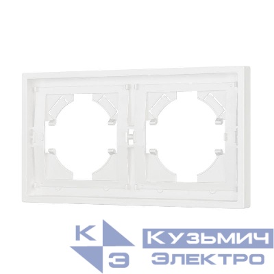 Рамка 2-м FRM-TENDO-SFPL-2-WH пластик. бел. Arlight 054649