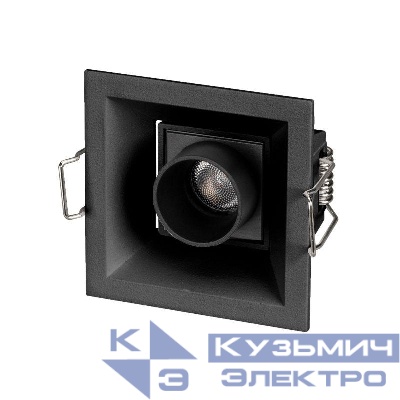 Светильник светодиодный MS-ORIENT-BUILT-TURN-TC-S67x67-3W Warm3000 BK-BK 30 deg IP20 230В металл Arlight 037206