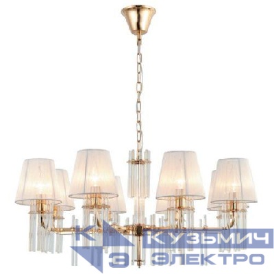 Люстра Lilith 1039-308 8хE14 40Вт хрусталь Rivoli Б0054948