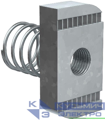 Гайка канальная с пружиной М10х40 (уп.50шт) IEK CMZ11-GK-10