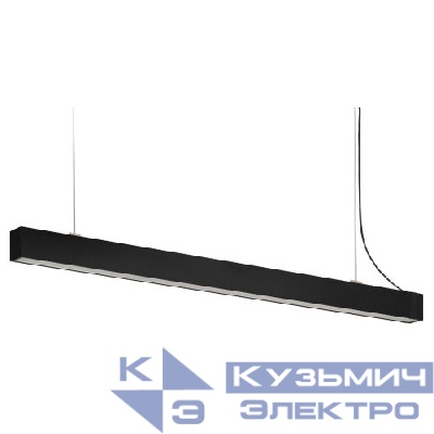 Светильник светодиодный SML-30-40W-6K-12-B 40Вт 6500К 3600лм 1180х50х68 подвесной черн. Эра Б0069430