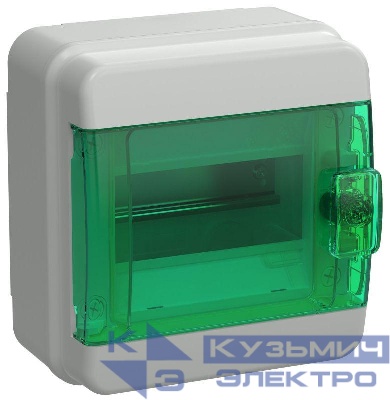 Корпус КМПн-6 TEKFOR IP65 зел. прозр. дверь пластик. IEK TF5-KP72-N-06-65-K03-K06