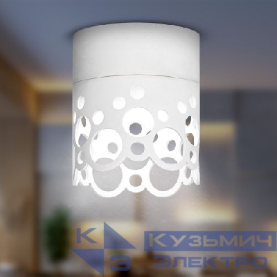 Светильник OL49 WH GX53 IP20 настен./потолочн. спот бел. Эра Б0059801