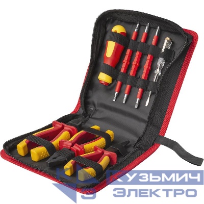 Набор инструмента диэлектрического 90 174 OHT-Ind04-H10 (10 предметов) ОНЛАЙТ 90174