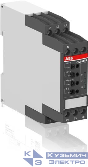 Реле контроля фаз CM-PVS.31S 3х160-230В/220-300B AC 2ПК ABB 1SVR730794R1300