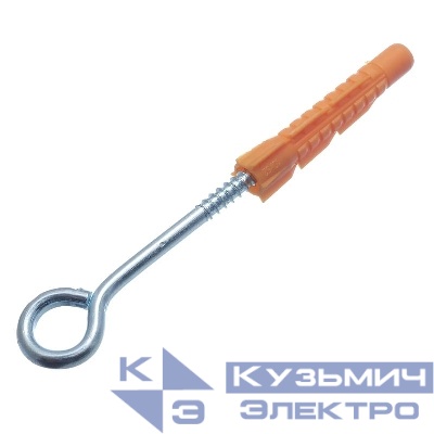 Шуруп-кольцо 8.0х80 с унив. дюбелем 12х71 европодвес (уп.2шт) СТРОЙМЕТИЗ UTORM2930231