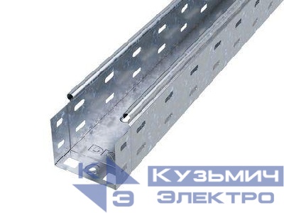 Лоток листовой перфорированный 80х80 L2000 сталь 0.7мм гор. оцинк. DKC 35311HDZ