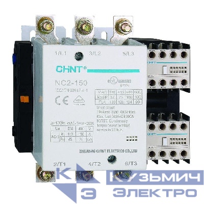 Контактор NC2-150 150А кат. 380-415В AC AC-3 (R) CHINT 671691