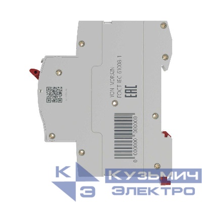 Выключатель компактный автоматический дифференциального тока YON max MDR 1P+N 30мА 6A C 6кА тип А YON MDR32N-1N2C6-A